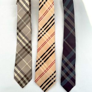 Burberry Ties set of 3